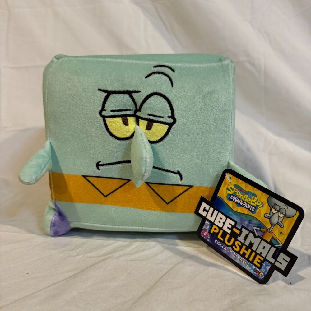 SpongeBob SquarePants Squidward Cube-Imals Plushie RMS International NWT New